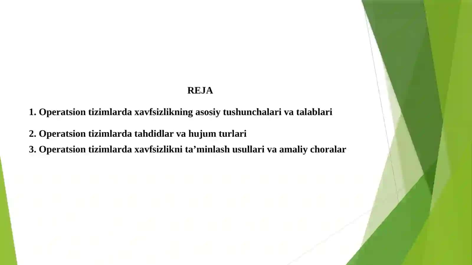 Operatsiontizimlardaxavfsizlikmasalalari 2