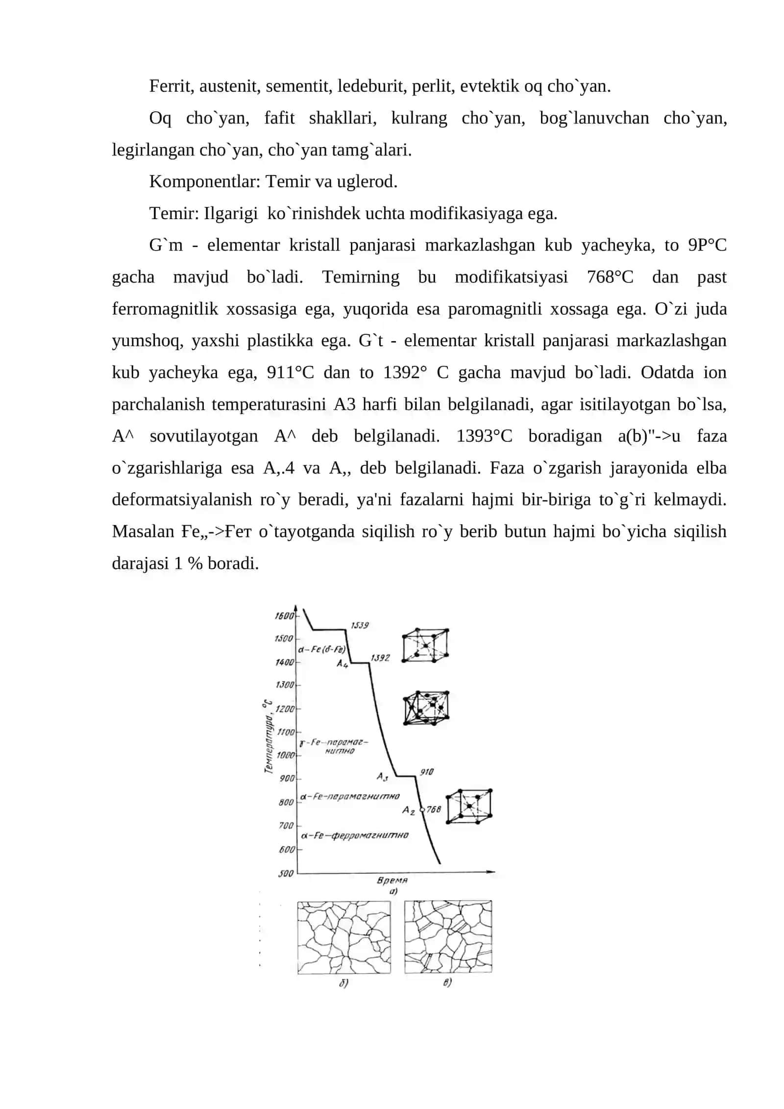 Temir uglerot qotishmalari 2