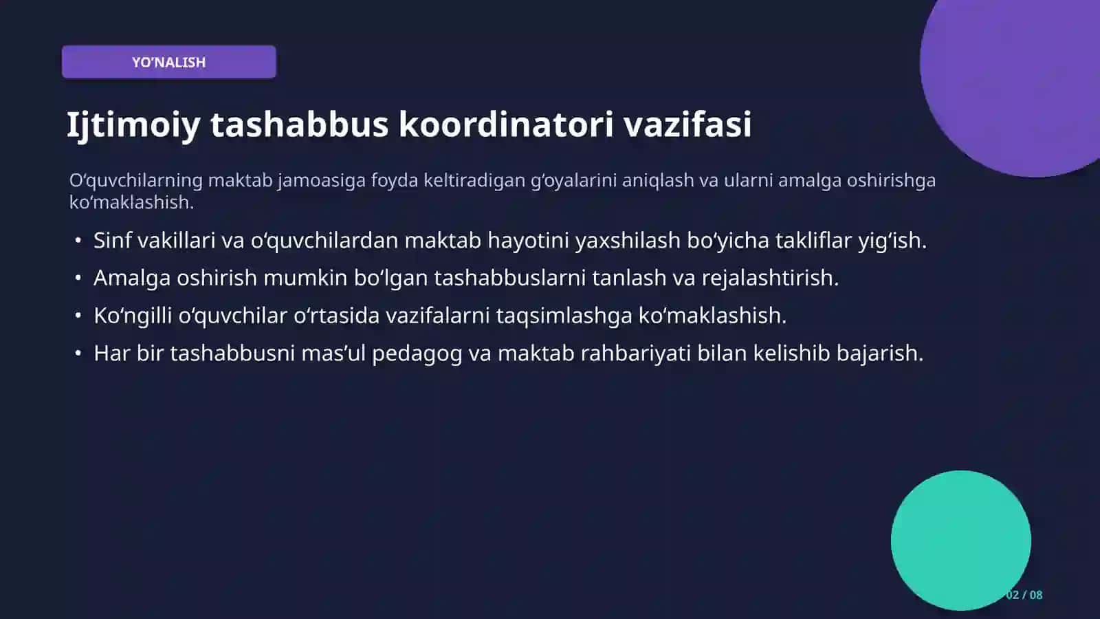 Ijtimoiy Tashabbus Koordinatori 2