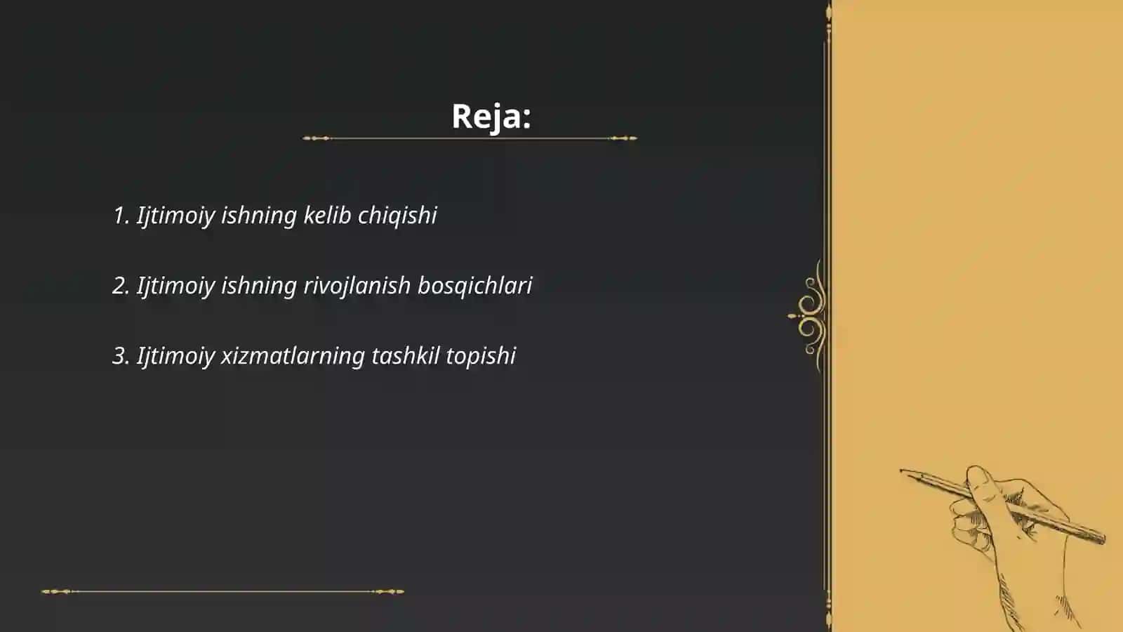 Ijtimoiy ish tarixi òquv fani sifatida 2