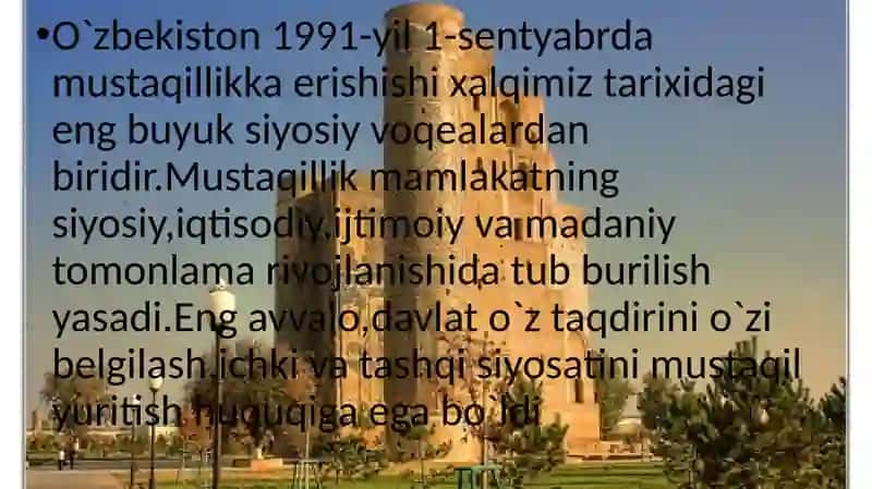 O`zbekiston va Jahon hamjamiyati 2