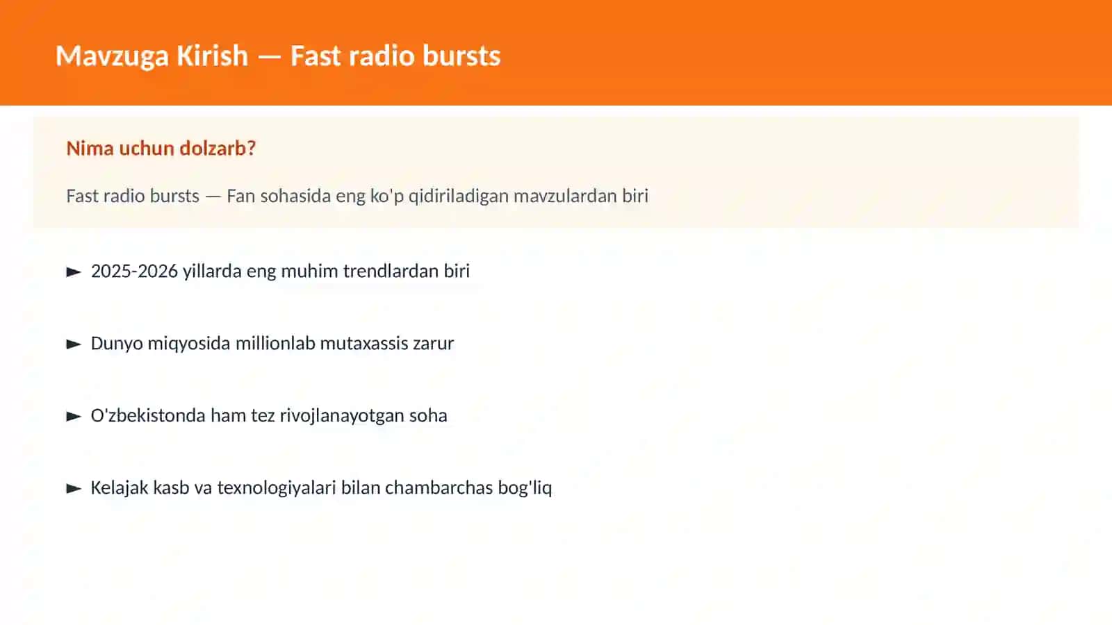 KOSMOSNI TADQIQ 2