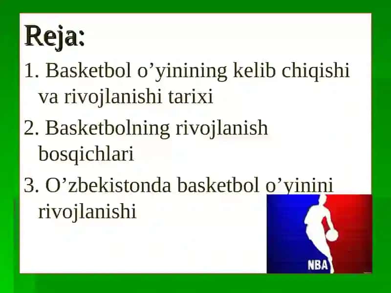 Basketbol o‘yinining kelib chiqishi, qoidalari va rivojlanish tarixi 2