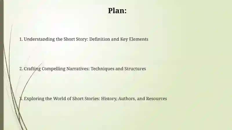 Understanding the Short Story 2