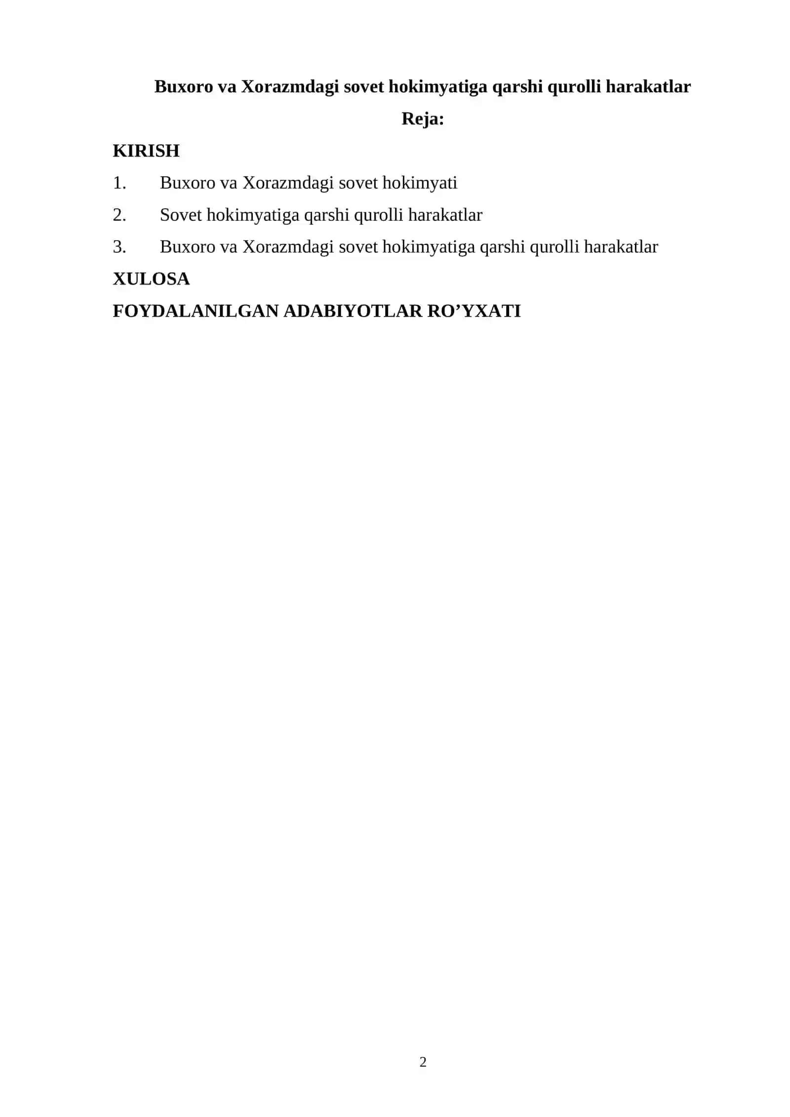Buxoro va xorazmdagi sovet hokimyatiga qarwi qurolli harakatlar 2
