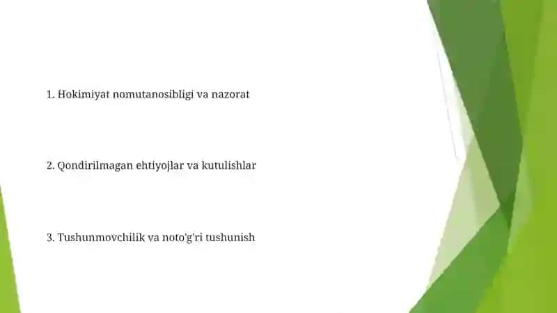 Shaxsiy konfliktlarning asosiy muammosi 2