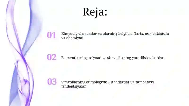 Kimyoviy elementlar va ularning belgilari 2