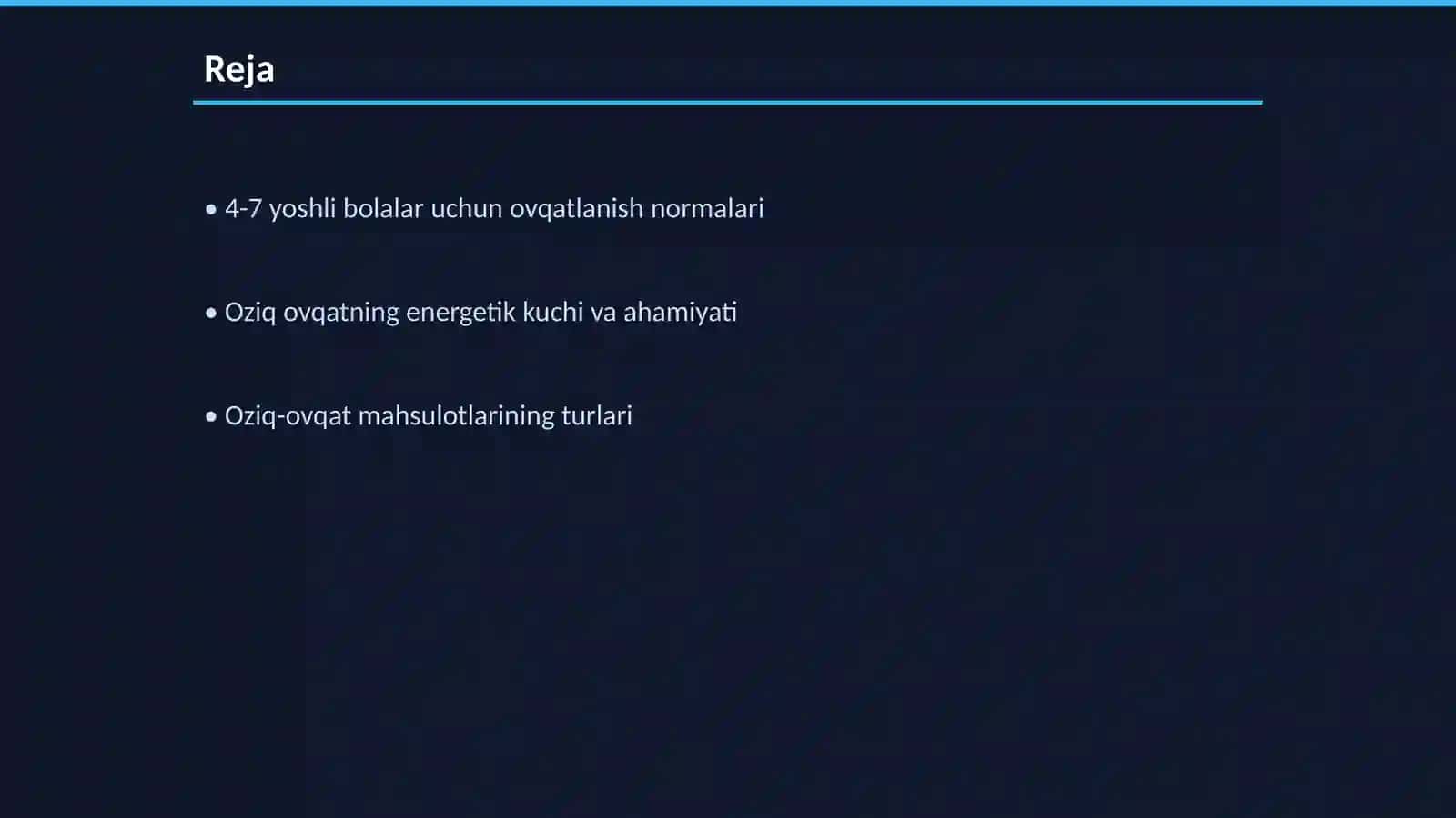 Umumtaʼlim maktabgacha taʼlim muassasalarida 4-7 yoshli bolalarning oʻrtacha sutkalik ovqatlanish normalari 2