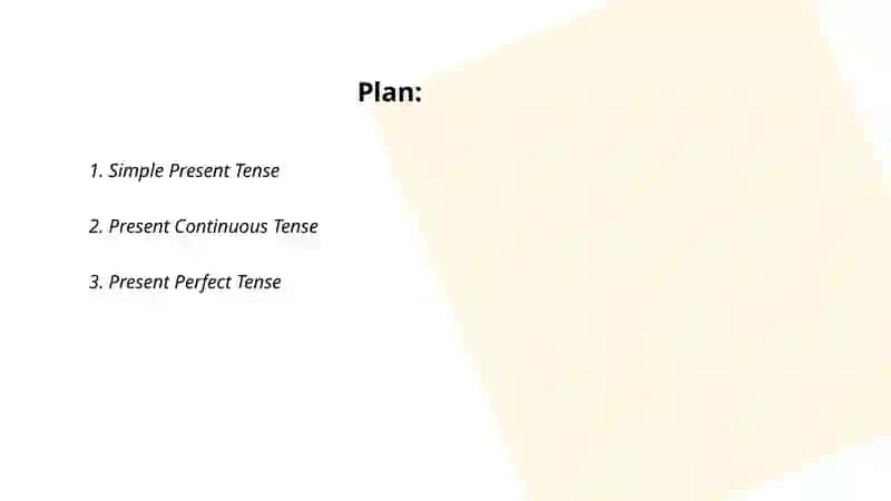Tenses 2