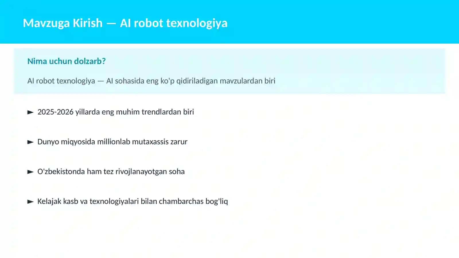 AI AMALIY SOHALARDA 2