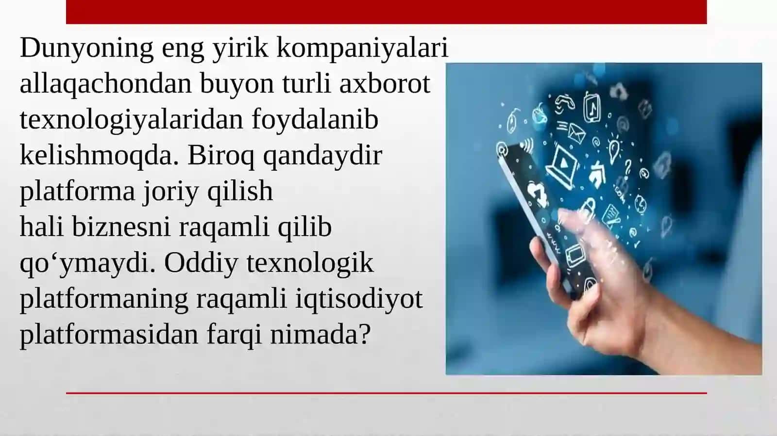 Raqamli iqtisodiyot infratuzilmasi 2