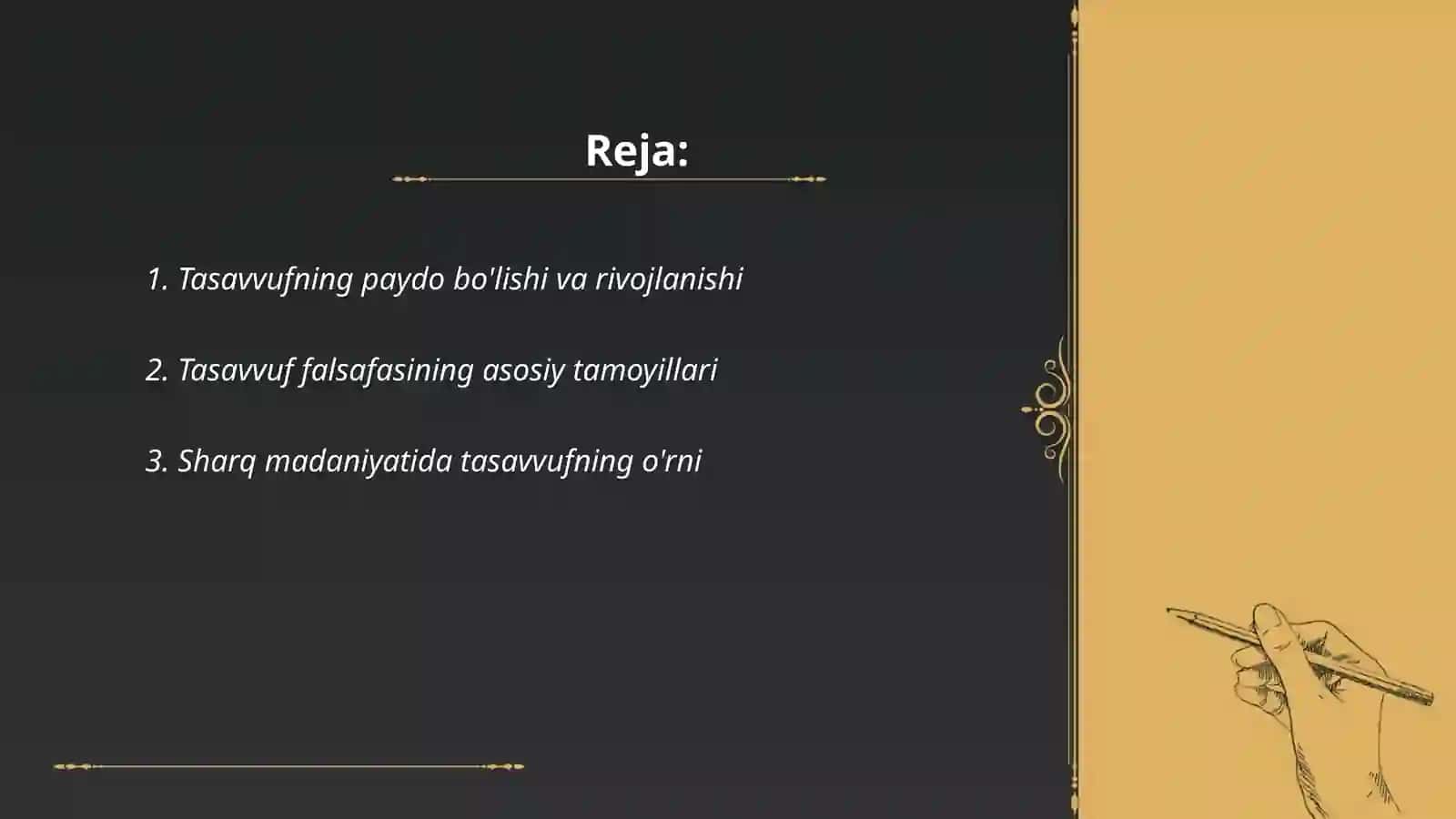 Tasavvuf ta'limotining Sharq madaniyatiga ta'siri 2