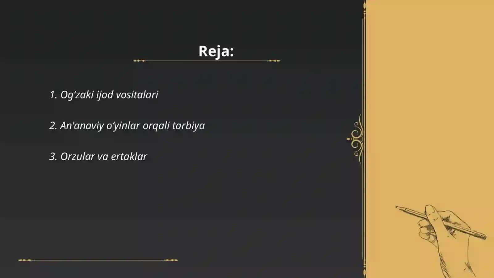 Xalq pedagogikasida tarbiya metodlari va vositalari 2