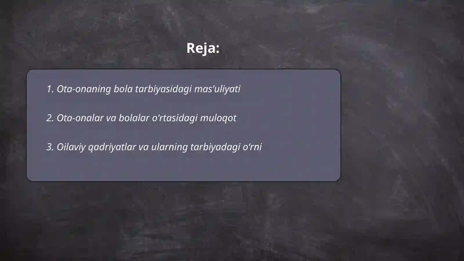 Bola tarbiyasida ota-onaning oʻrni 2