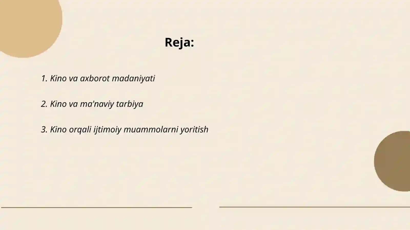 Kino va axborot madaniyati 2