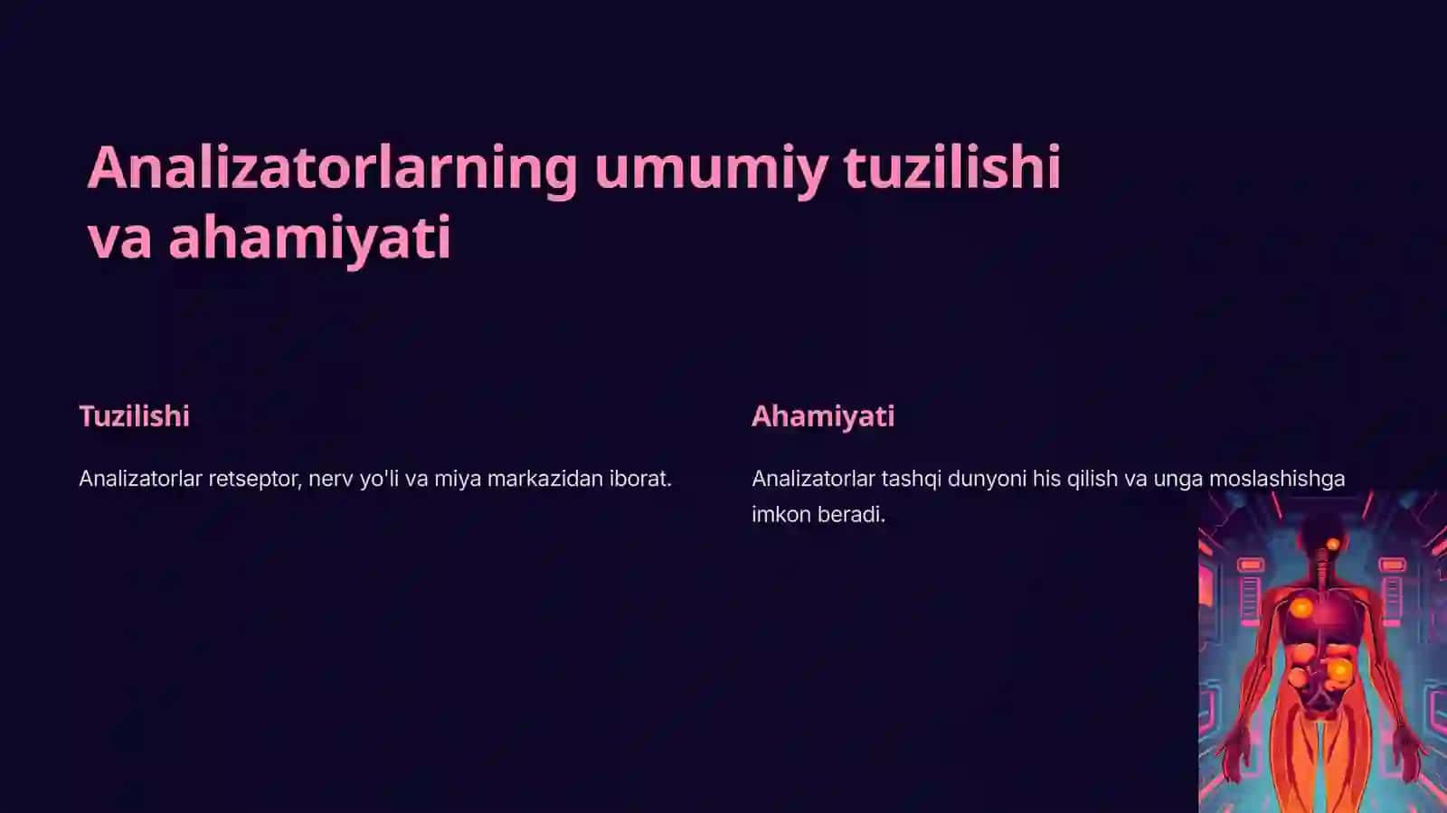 Analizatorlarning yosh xususiyatlari va gigiyenasi 2