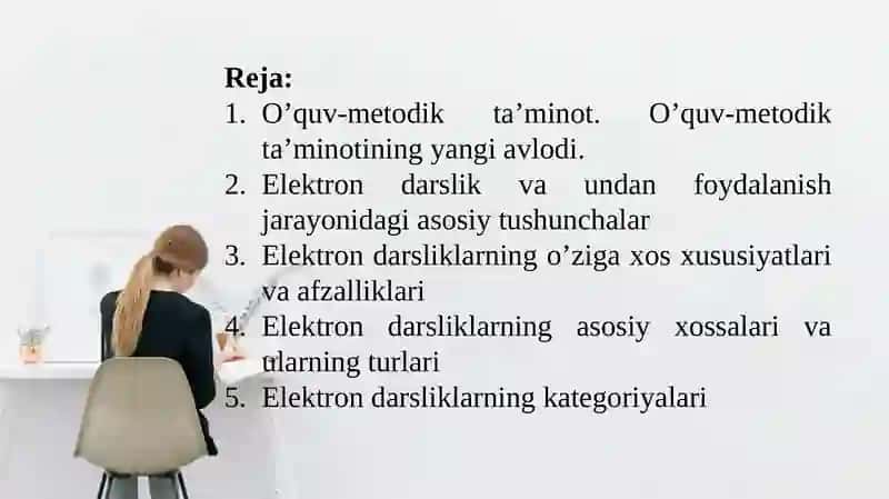 O’quv-metodik ta’minot 2