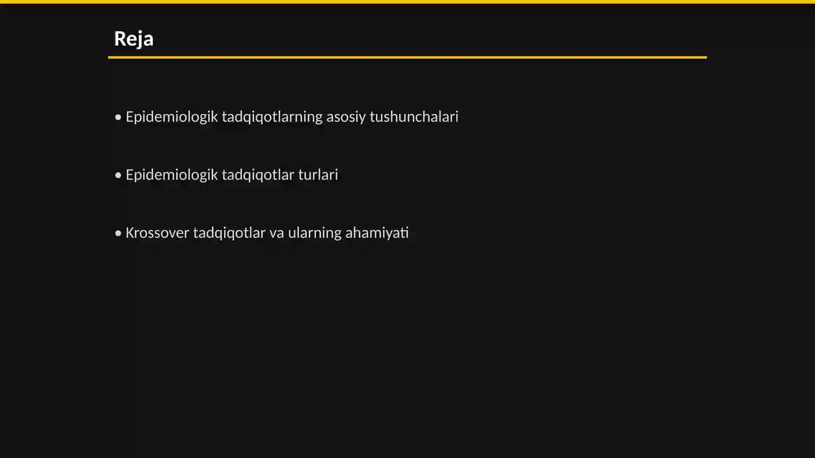 Epidemiologik tadqiqotlar turlari va bosqichlari 2