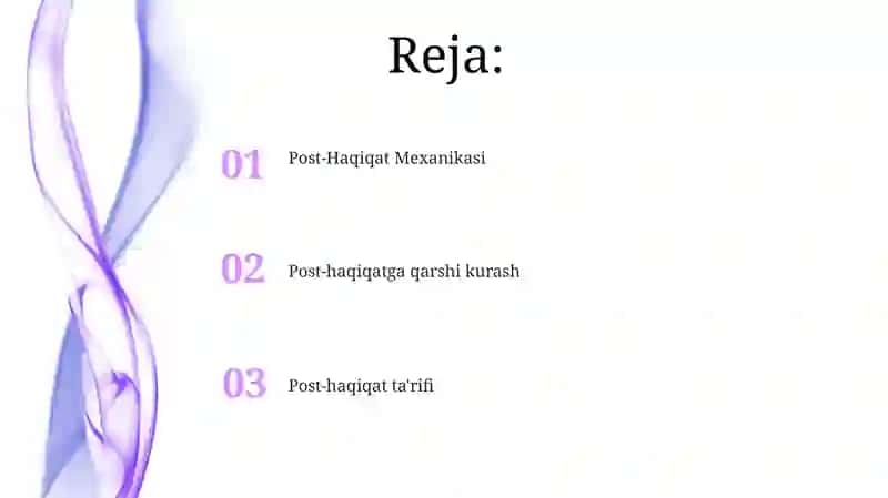 Post haqiqat nima 2