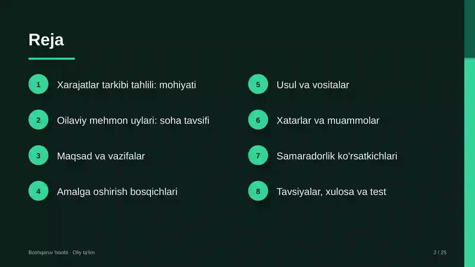 oilaviy mehmon uylarida xarajatlar tarkibini tahlil qilish 4615 2