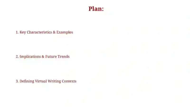 Future Trends in Virtual Writing 2