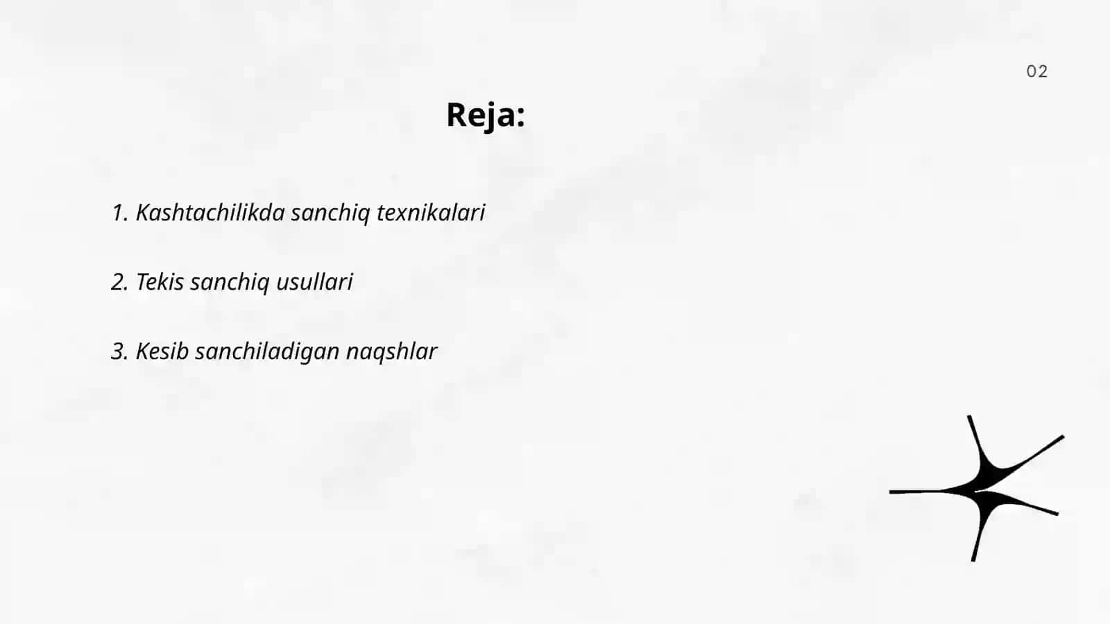 Kashtachilikning murakkab texnikalarini o'rgatish 2
