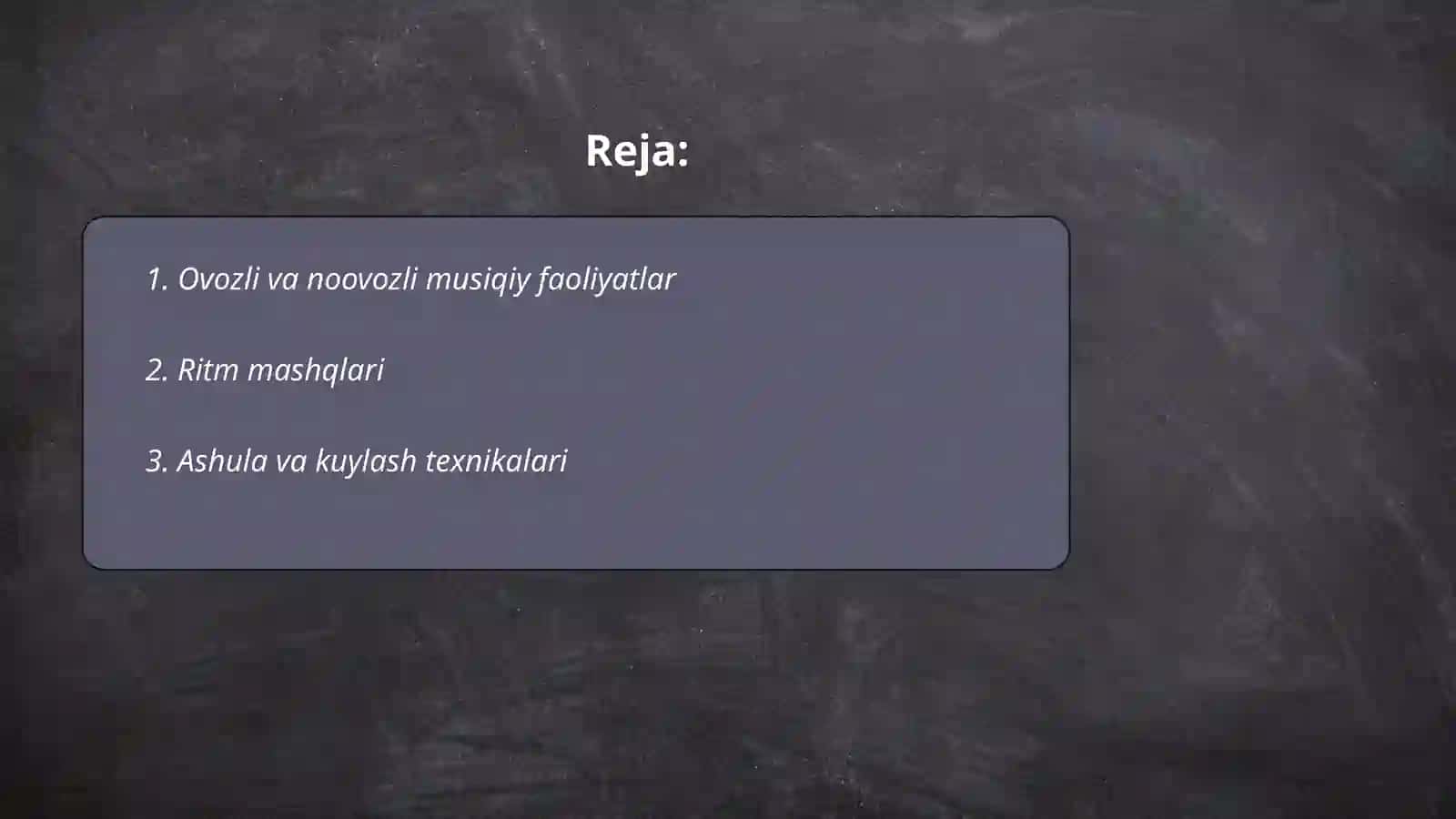 Musiqa mashĝulotlarida qōllanadigan usul va uslublar 2