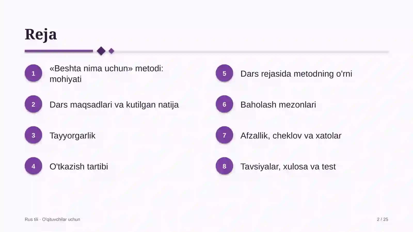 rus tili darslarida beshta nima uchun metodidan foydalanish 4560 2