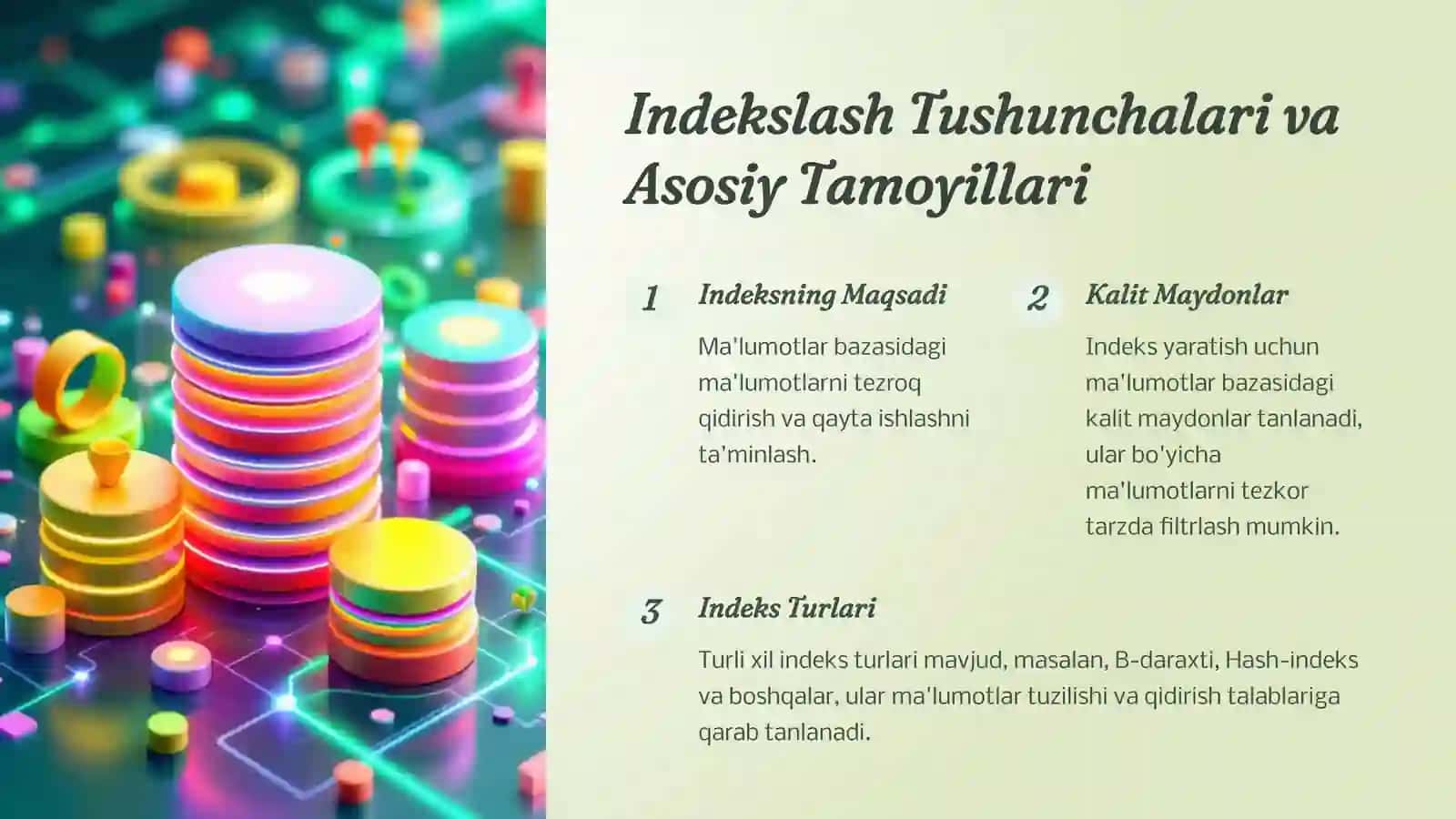 Bloklangan Tartib Asosida Indekslash 2