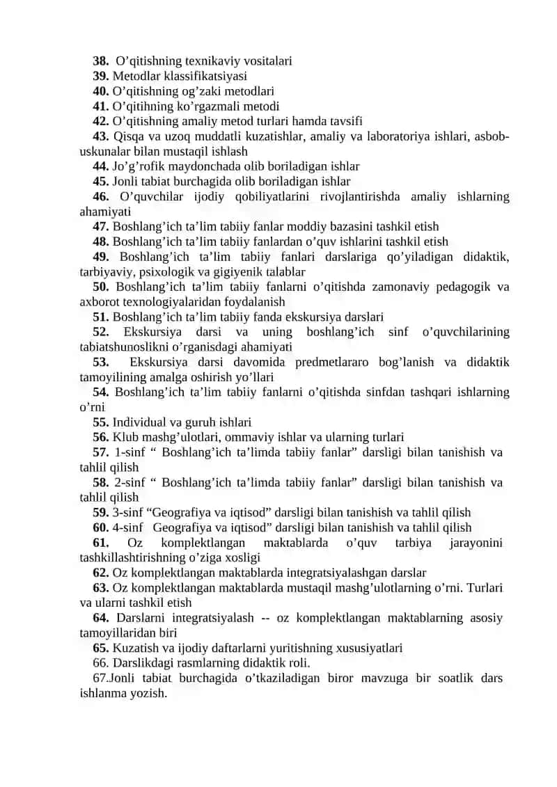 Boshlang’ich ta’lim tabiiy fanlar sohasidagi tadqiqot metodlari 2