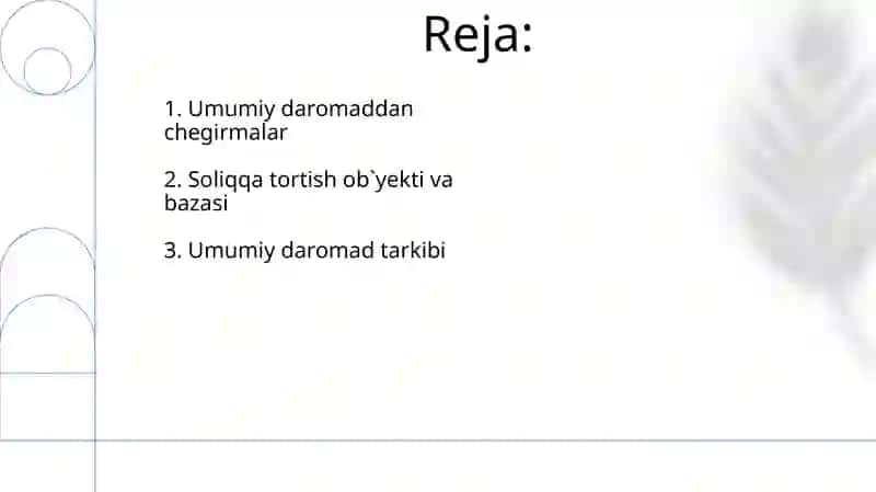 Umumiy daromaddan chegirmalar 2