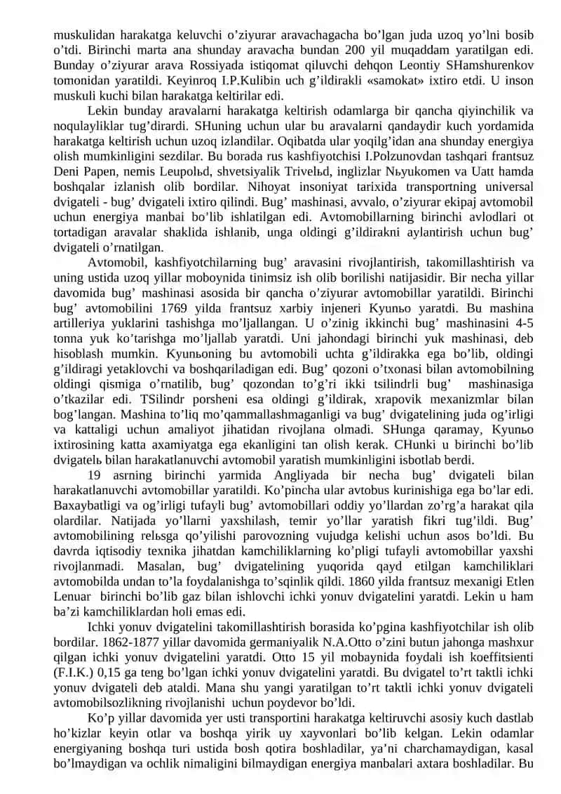 Avtomobil Transportining Respublika Ijtimoiy-Iqtisodiyoti Rivojidagi Axamiyati 2