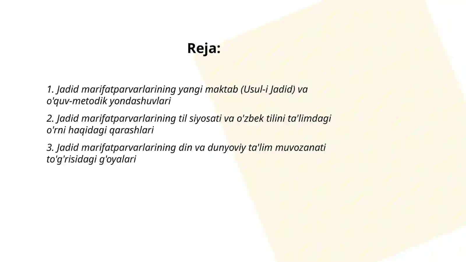 Jadid marifatparvarlarining talim-tarbiya haqidagi qarashlari 2