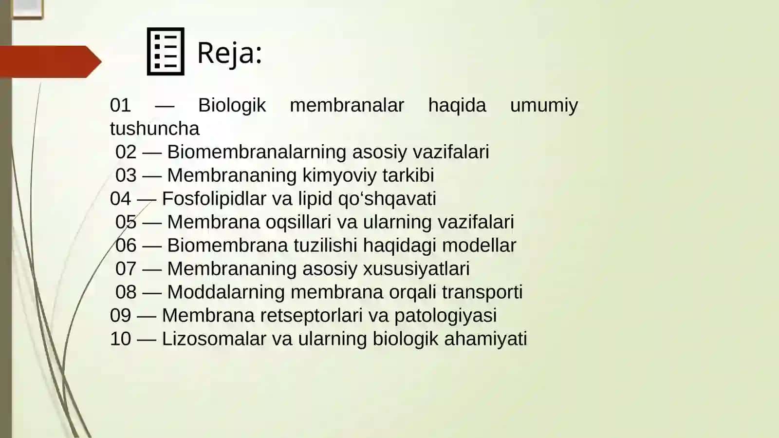 BIOLOGIK MEMBRANALAR 2