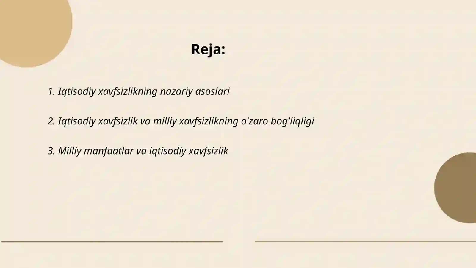 Iqtisodiy xavfsizlikning nazariy asoslari 2