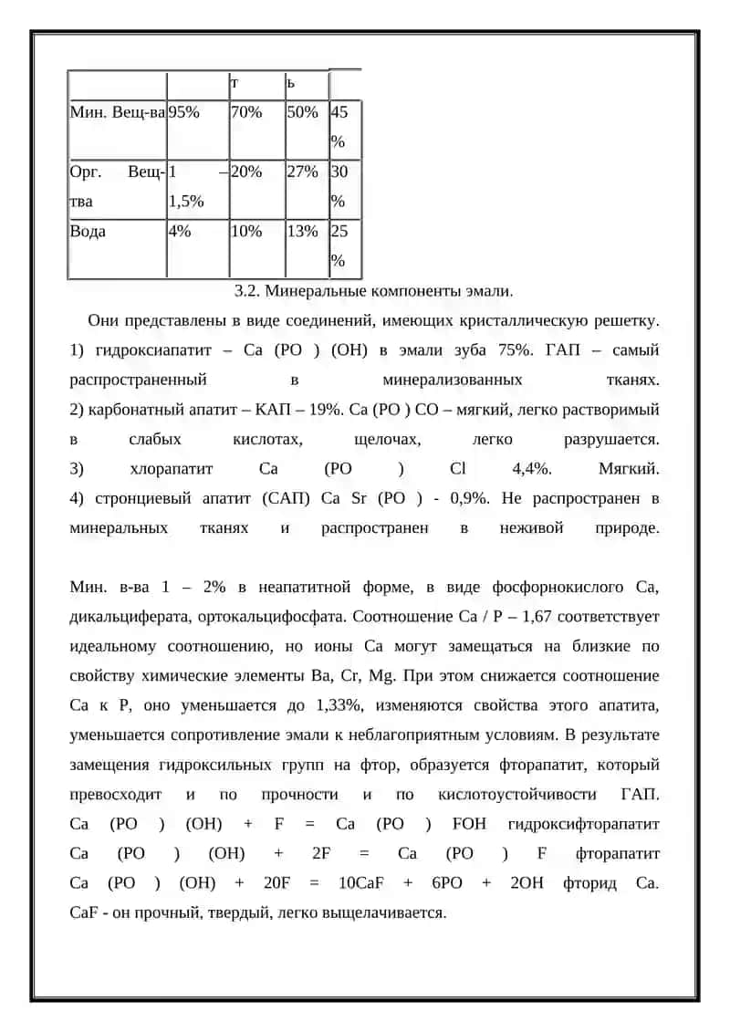 Химия зубов 2