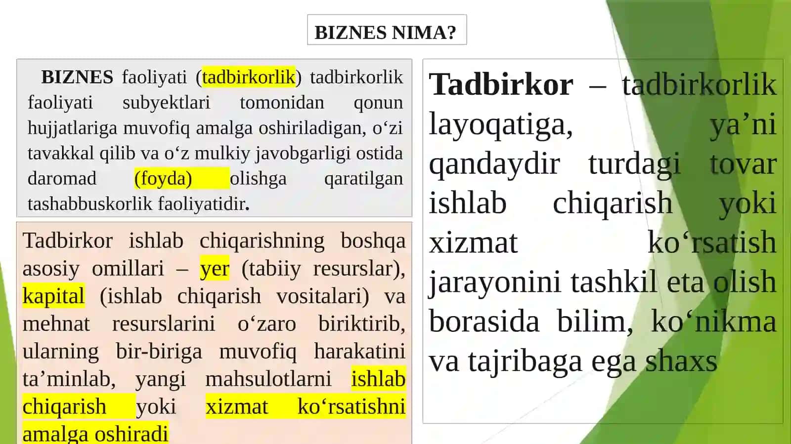 Biznesda boshqaruv nazariyasining rivojlanishi 2
