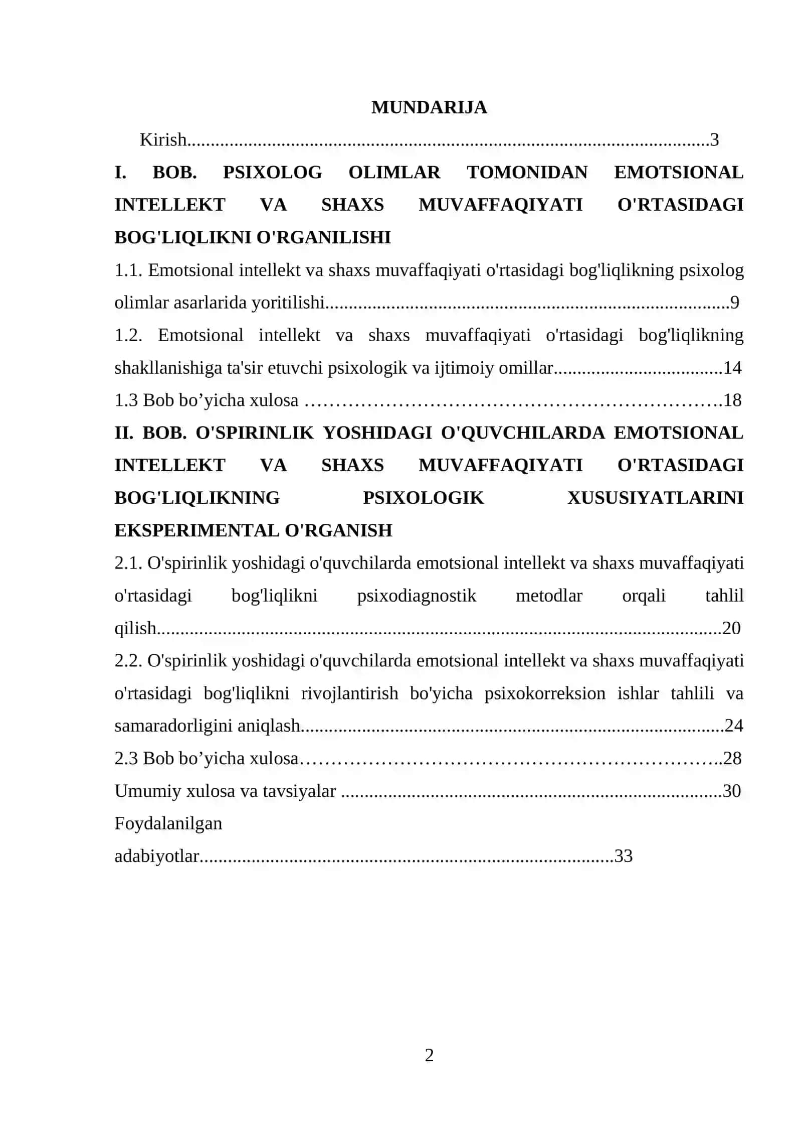 Emotsional intellekt va shaxs muvaffaqiyati o'rtasidagi bog'liqlik 2