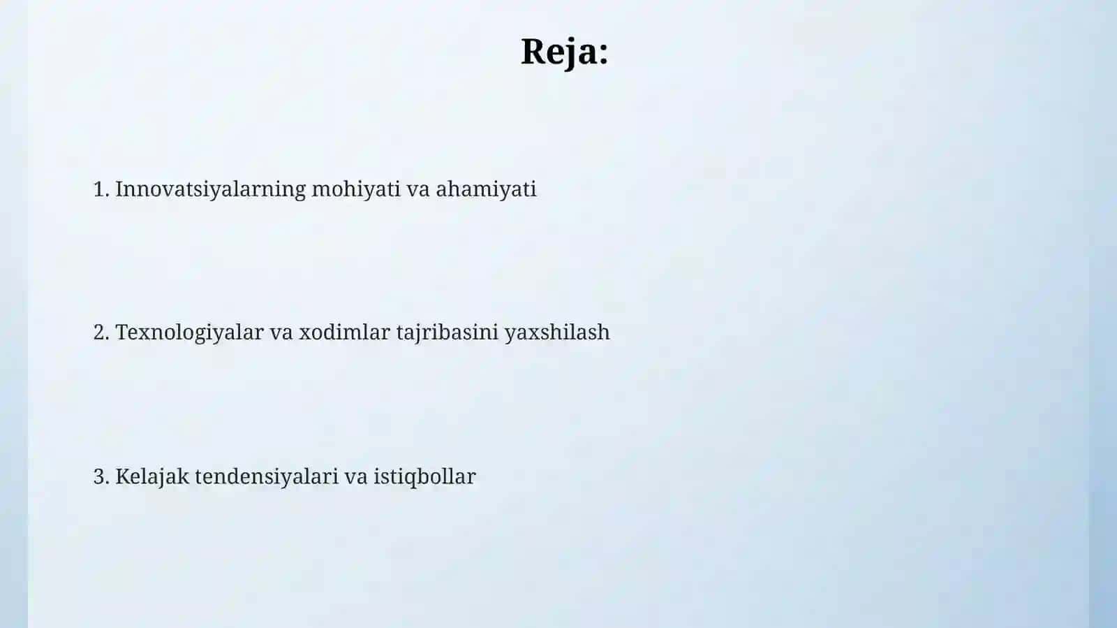 Innovatsiyalarning mohiyati va ahamiyati 2