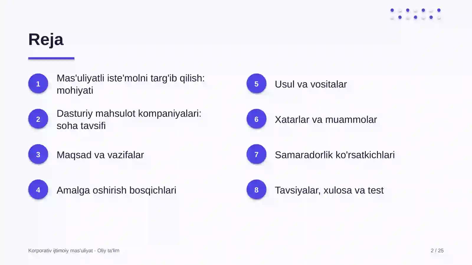 Dasturiy mahsulot kompaniyalarida mas'uliyatli iste'molni targ'ib qilish 2