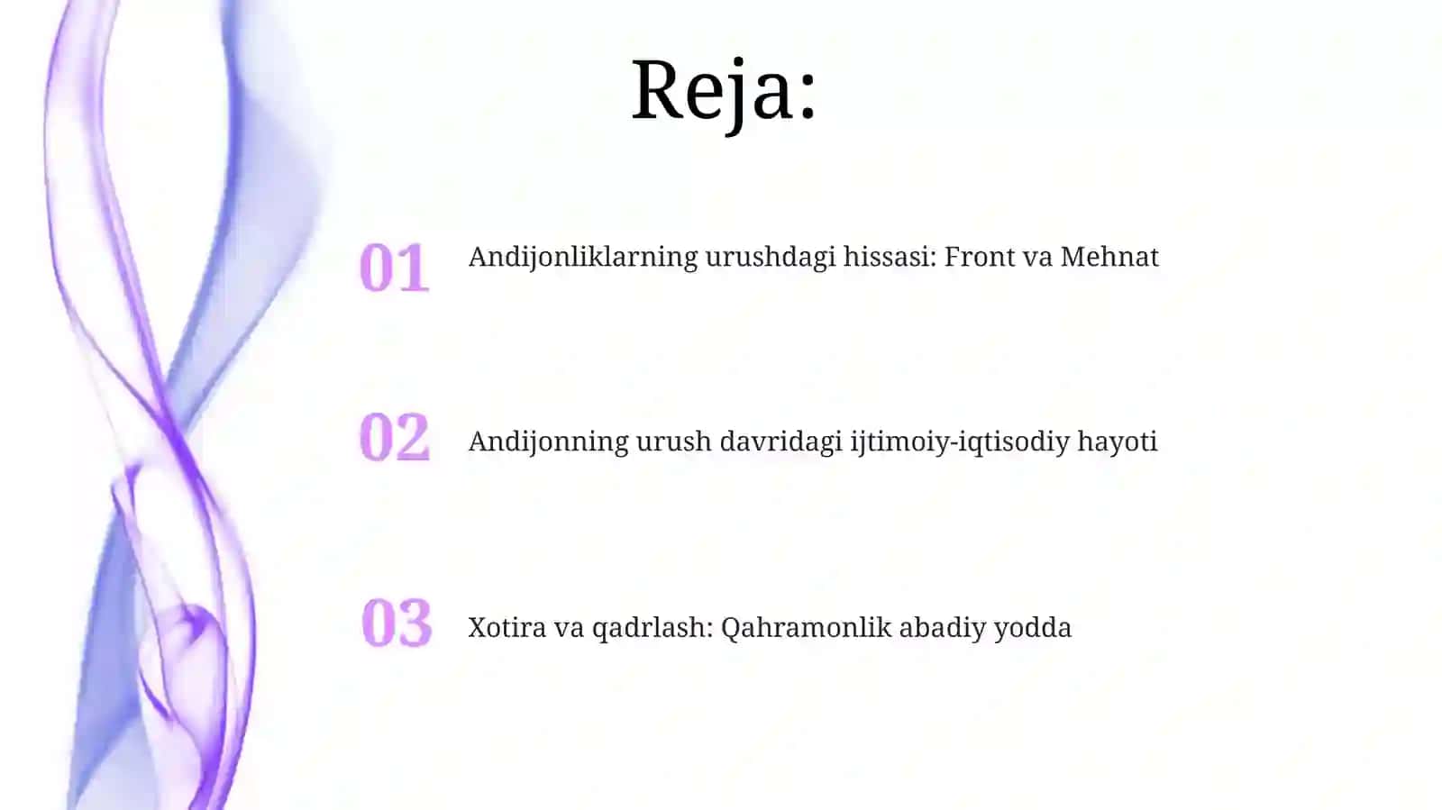 Ikkinchi jahon urushi davrida Andijonliklarning qo‘shgan hissasi 2