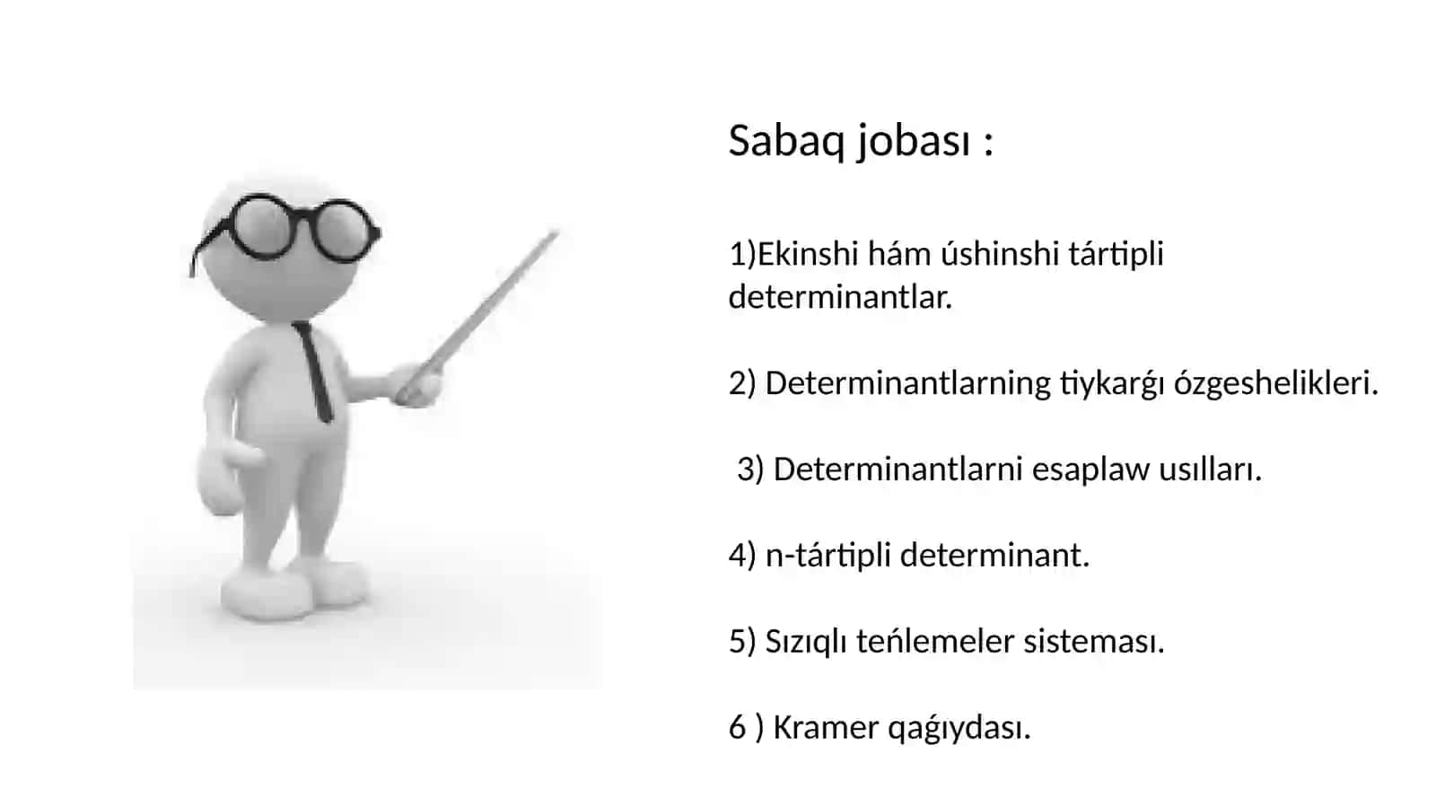 Xisoblagich determinantlar 2