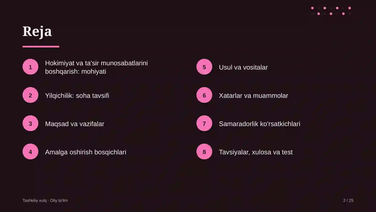 yilqichilikda tashkilotda hokimiyat va ta'sir munosabatlarini boshqarish 7250 2