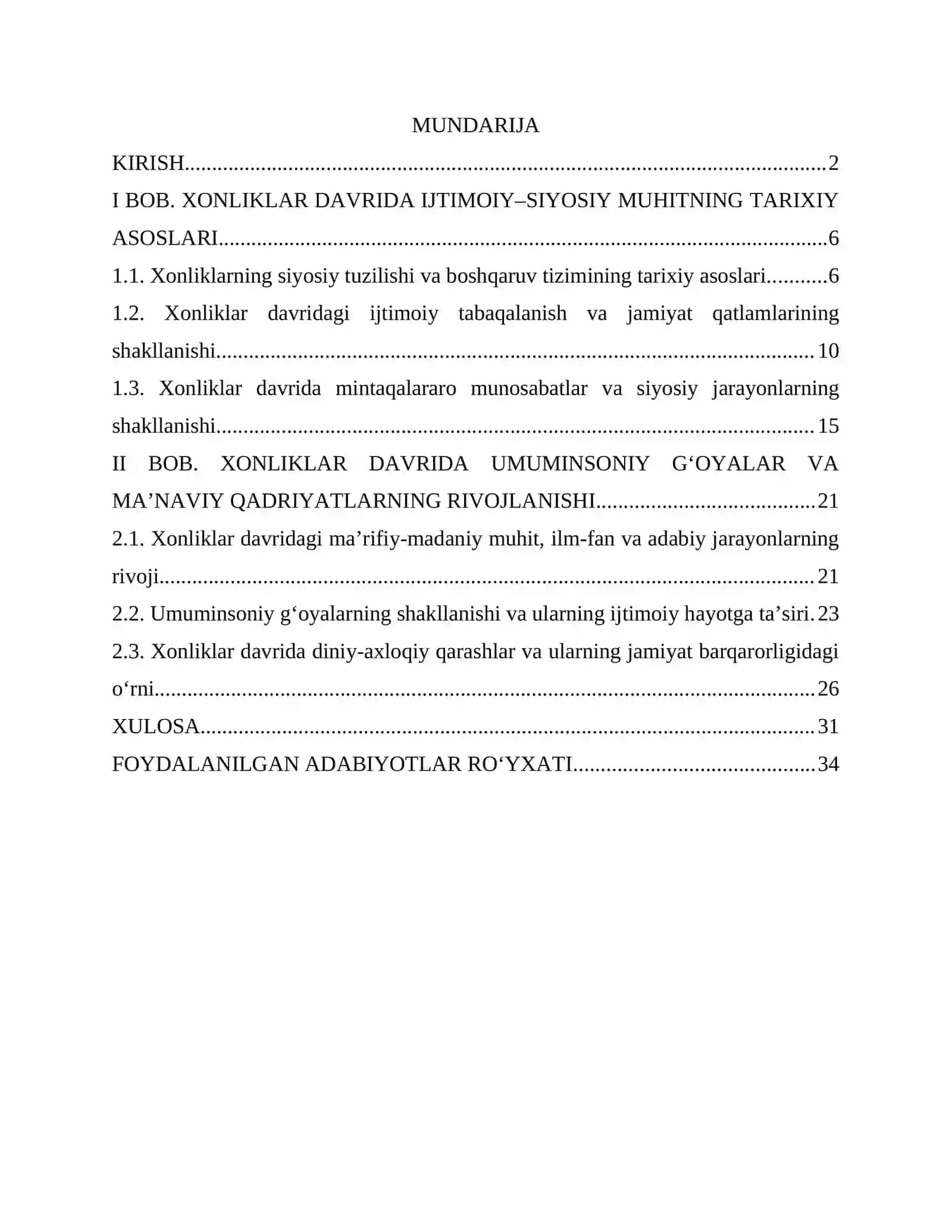 Xonliklar Davrida Ijtimoiy-Siyosiy Muhit Va Umuminsoniy Gʻoyalarni Shakllanishi 2