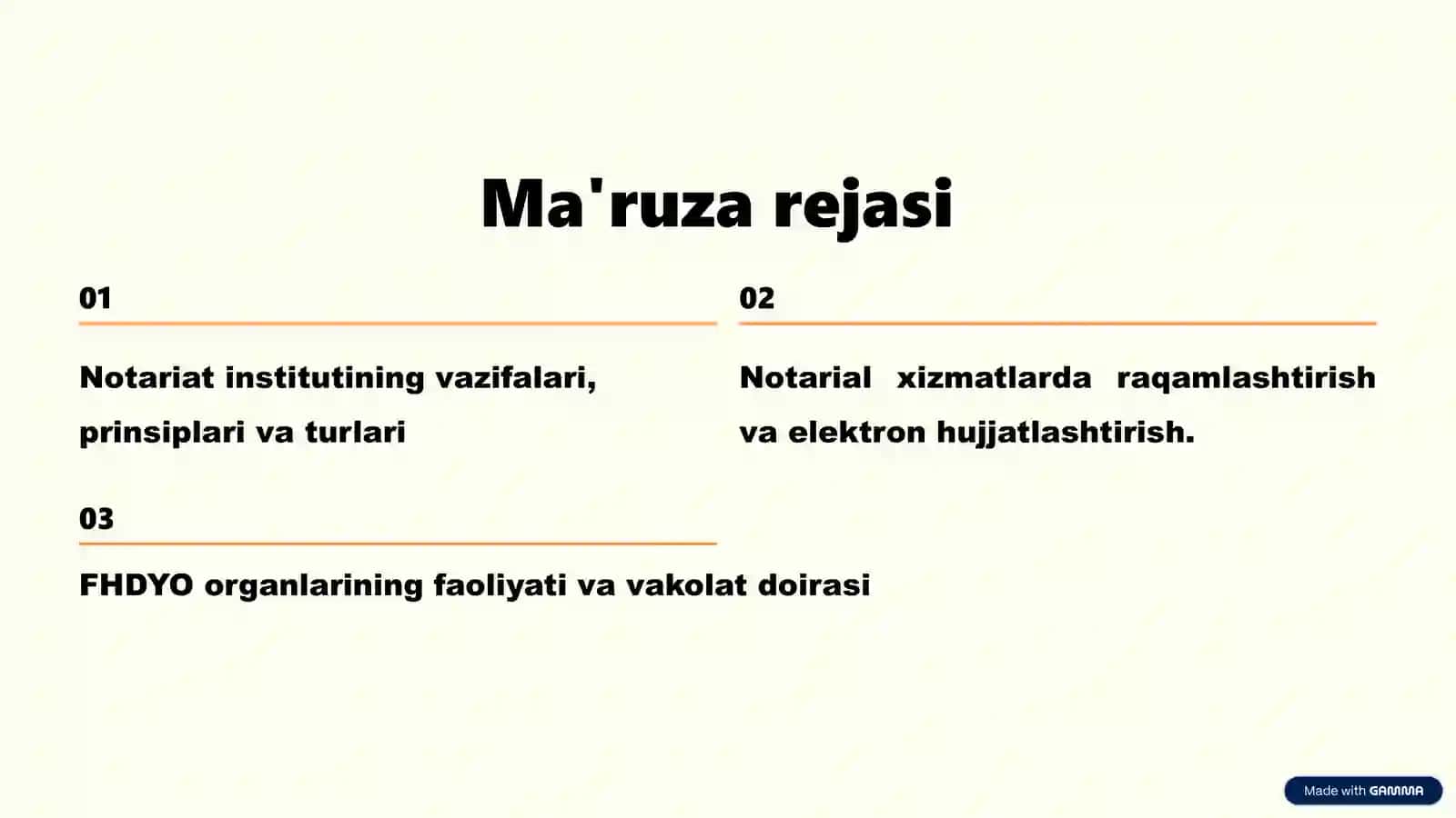 Notariat va fuqarolik holati dalolatnomalarini yozish organlarining huquqiy maqomi 2
