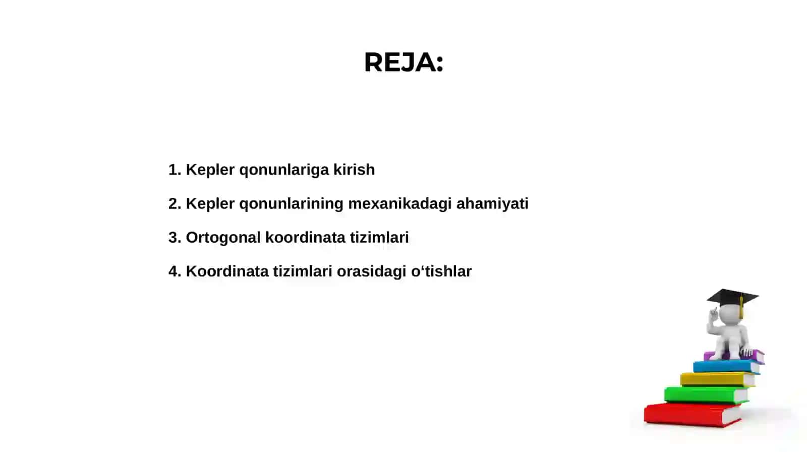 Mexanikada Kepler qonunlari 2
