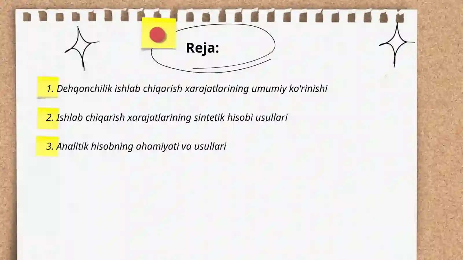 Dehqonchilik ishlab chiqarish xarajatlari 2