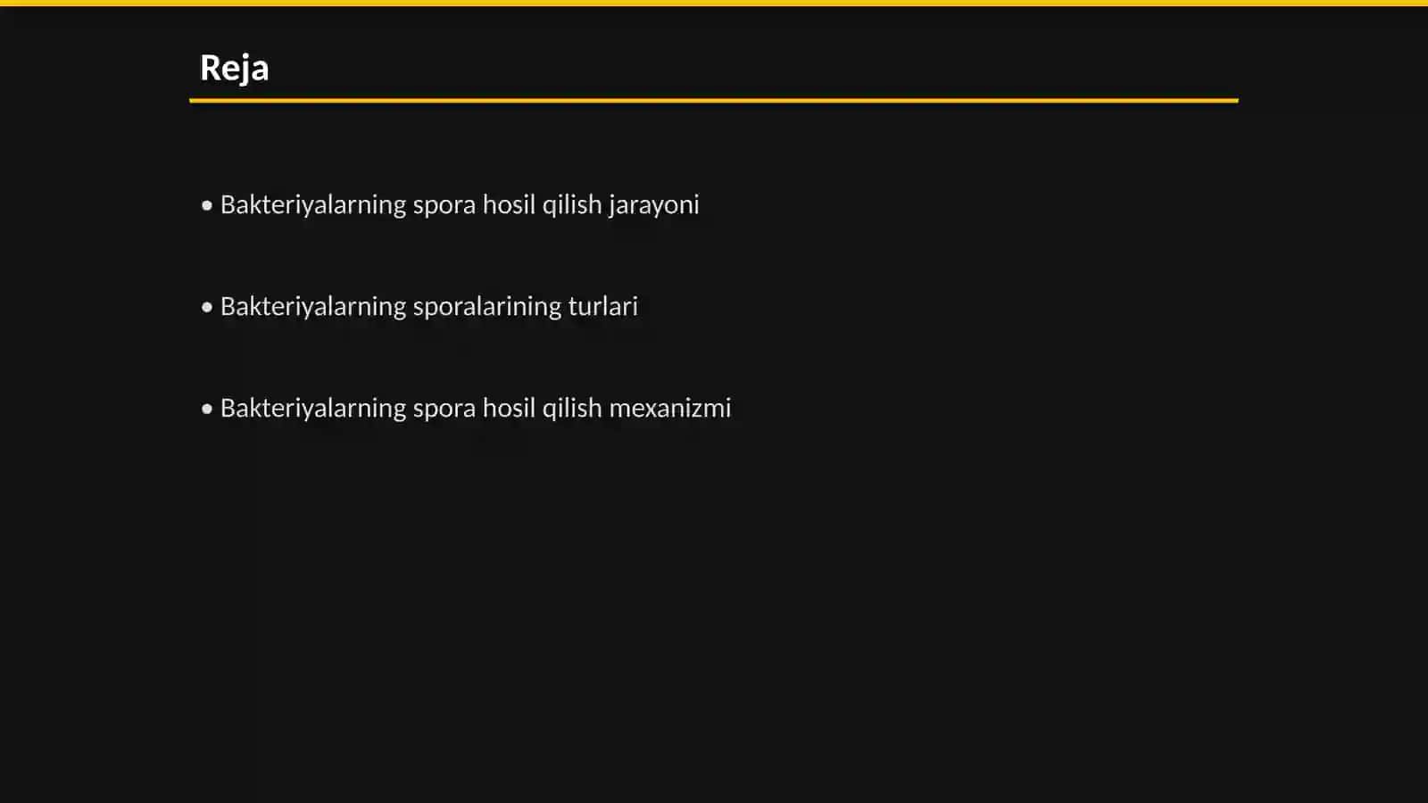 Bakteriyalarning spora xosil qilishi va sistematikasi 2