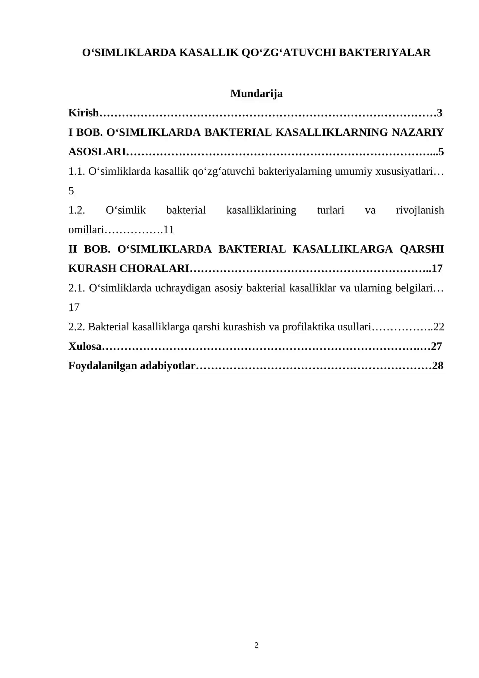 O‘SIMLIKLARDA KASALLIK QO‘ZG‘ATUVCHI BAKTERIYALAR 2