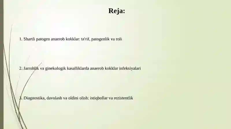Shartli patogen anaerob kokklar va ularni xirurgik va ginekologik kasalliklardagi ahamiyati 2